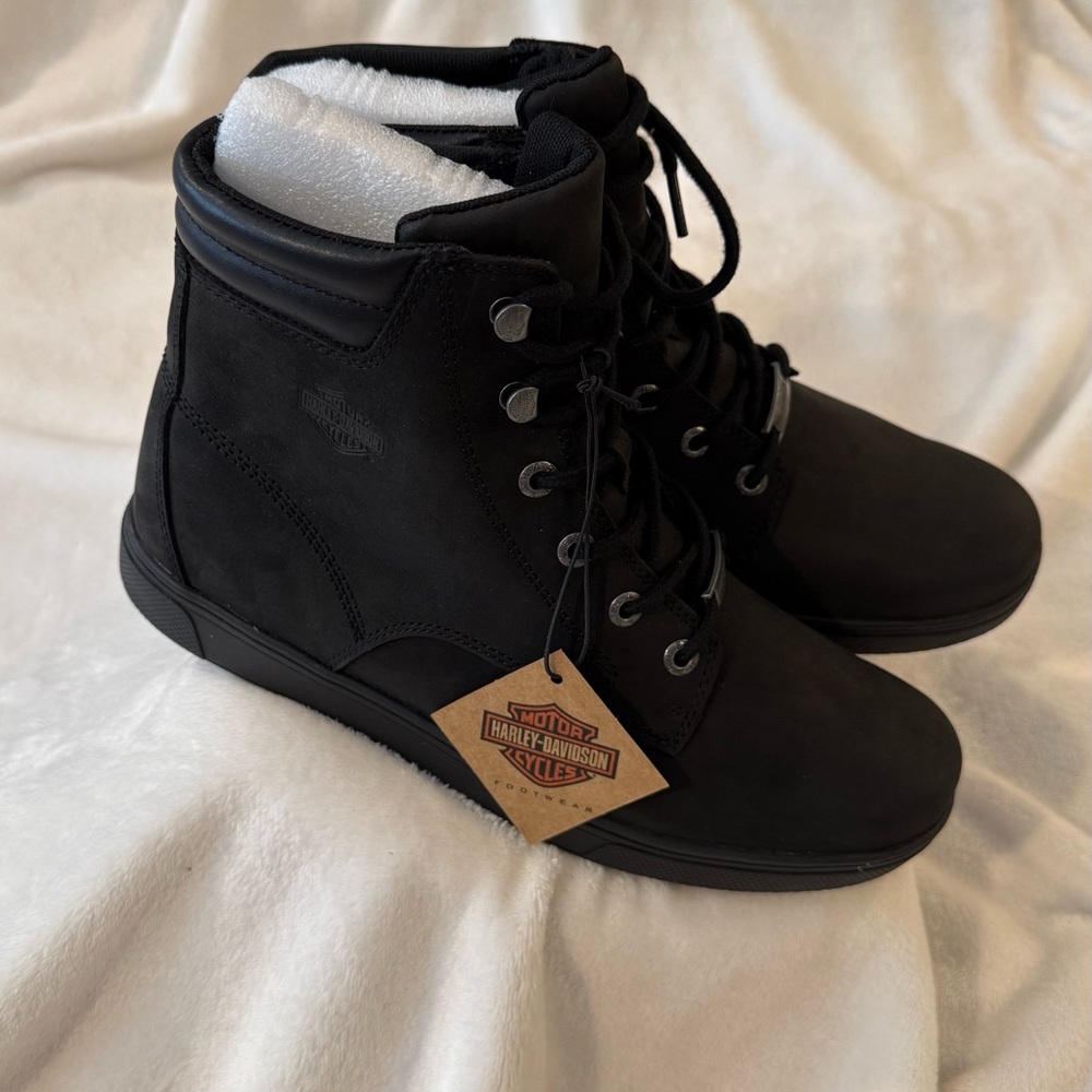Harley-Davidson Black Motorcycle Boots - Picture 4 of 6